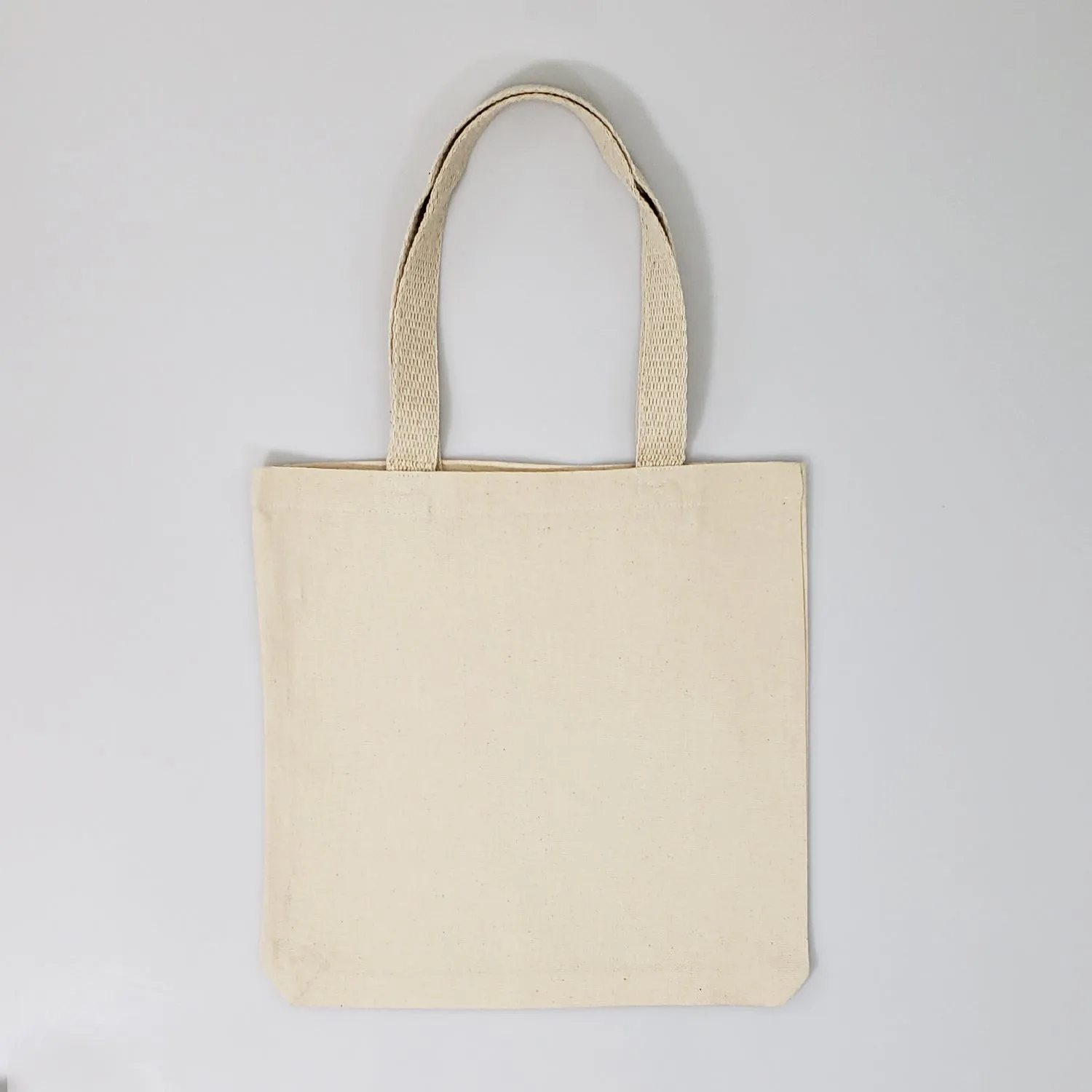 120 ct 12'' Small Canvas Tote Bags/Book Bags - By Case