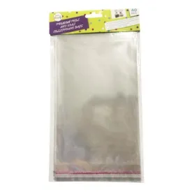 40 Pack Peal & Seal Cello Bags - 26cm x 15cm