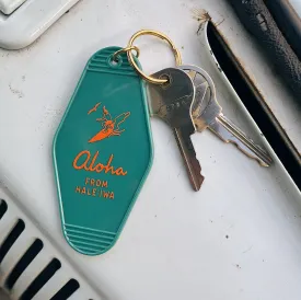 Aloha From Haleiwa Keychain