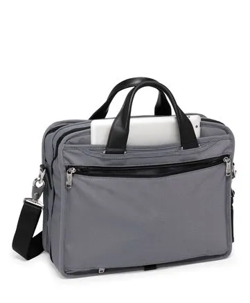 ALPHA X ORGANIZER BRIEFCASE - METEOR GREY