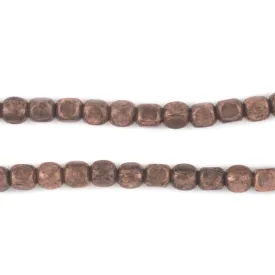 Antiqued Copper Rounded Rectangle Beads (6x5mm)