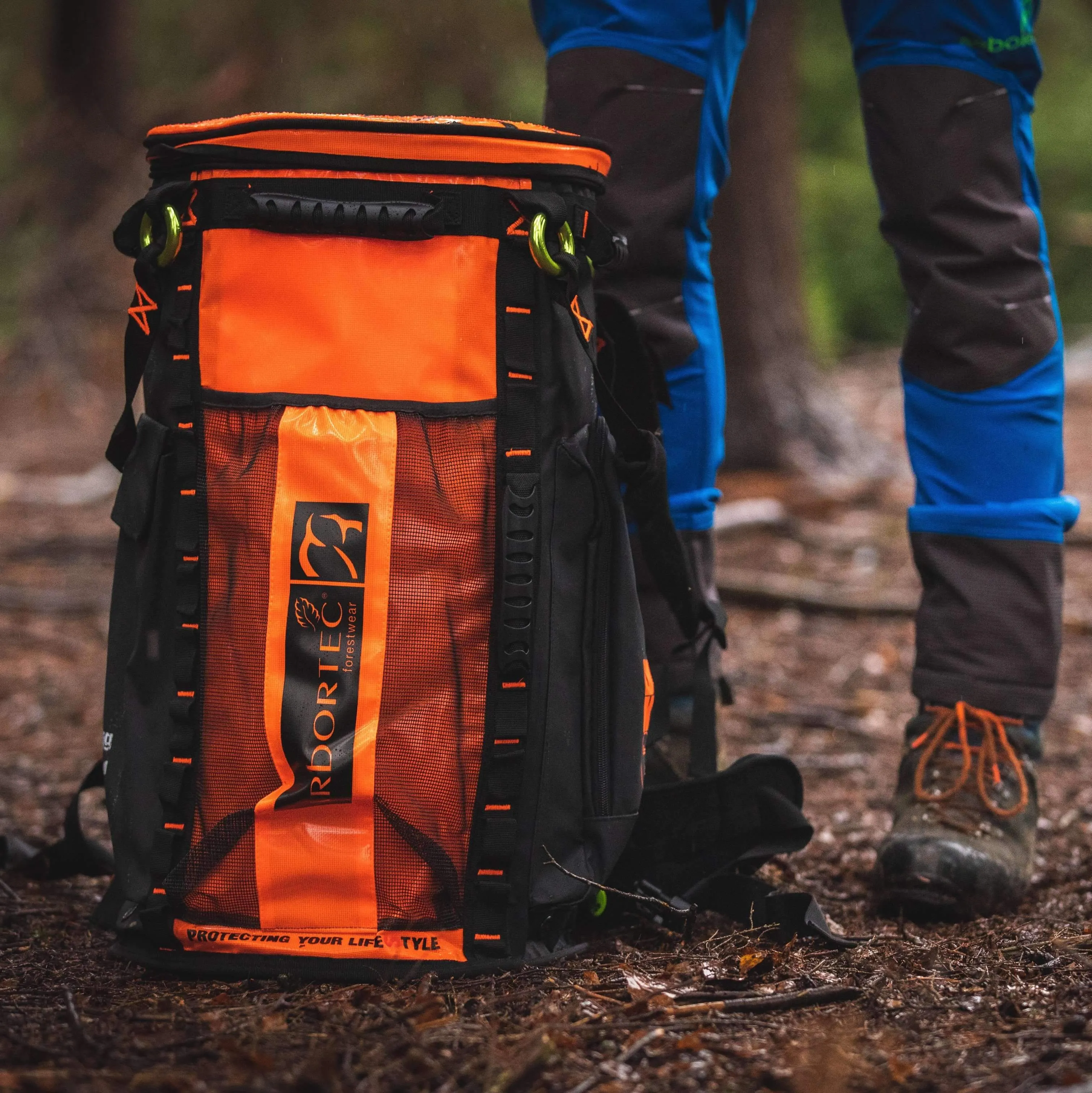 AT107-65 Cobra DryKit Rope Bag HV Orange - 65 Litre