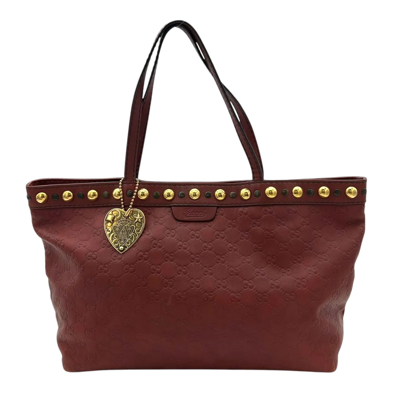 Babouska Tote Bag Red in Calfskin, Gold hardware