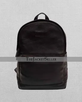 BLACK | LEATHER BACKPACK