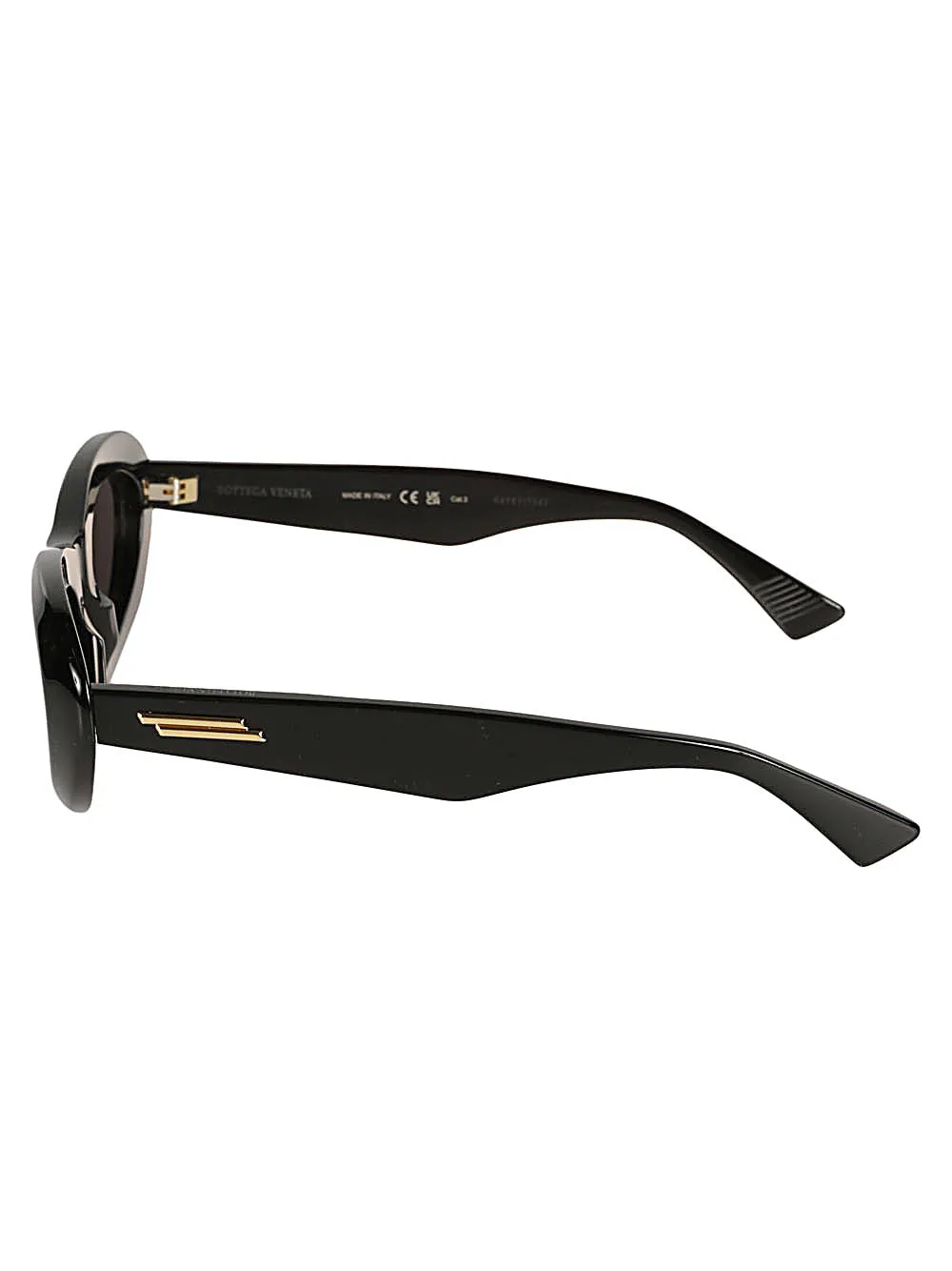 BOTTEGA VENETA Almond Sunglasses Black