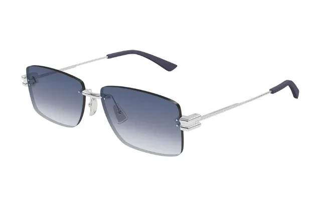 Bottega Veneta BV 1126S Metal Rimless Sunglasses