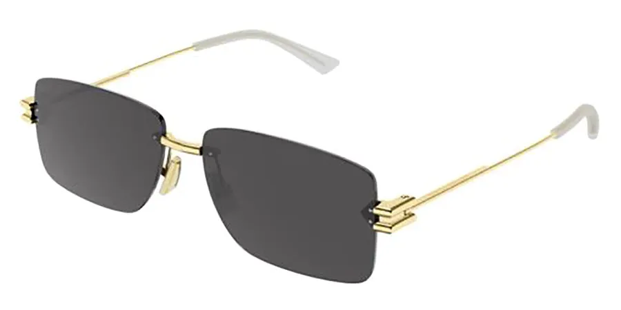 Bottega Veneta BV 1126S Metal Rimless Sunglasses