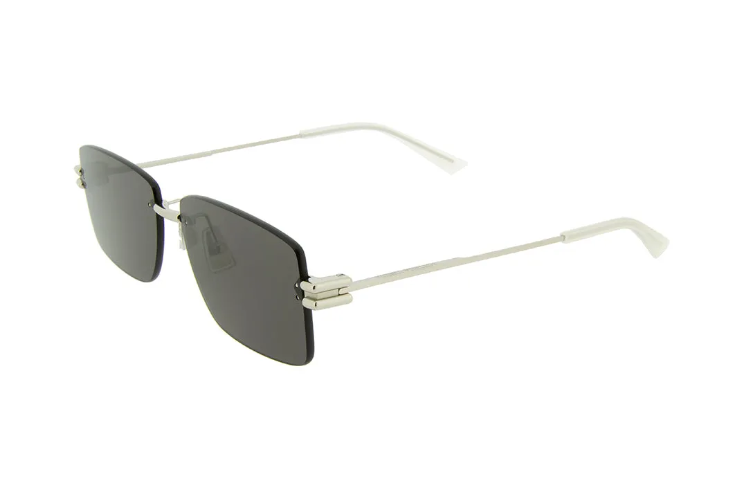 Bottega Veneta BV 1126S Metal Rimless Sunglasses