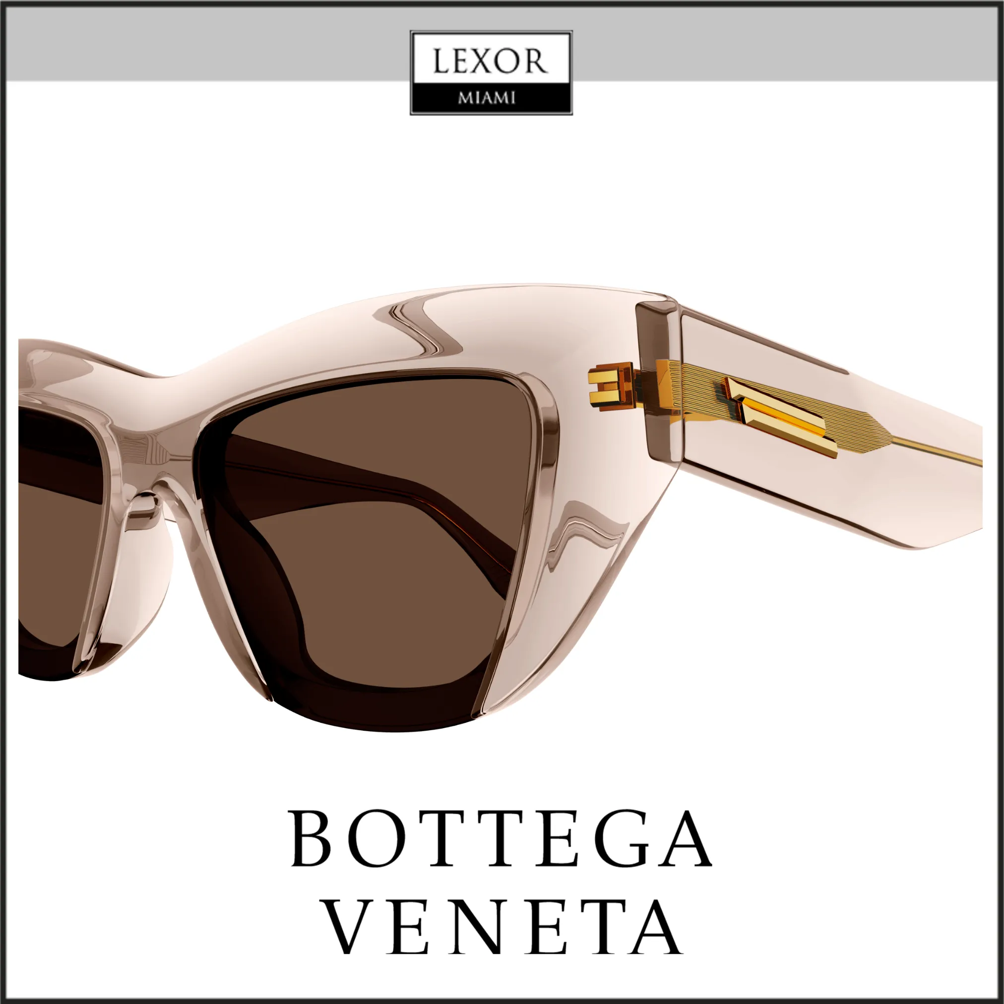 Bottega Veneta BV1218S-003 52 Sunglass WOMAN