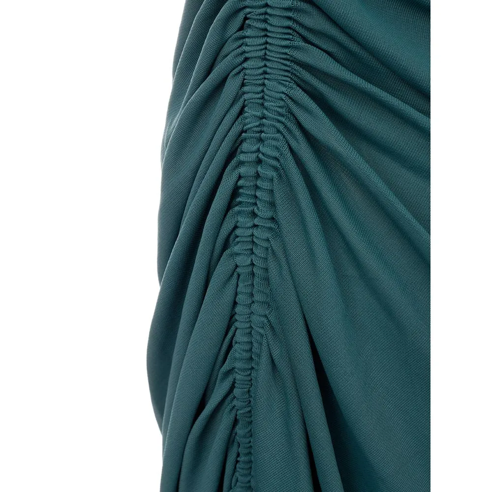 Bottega Veneta Elegant Green Viscose Dress for Women