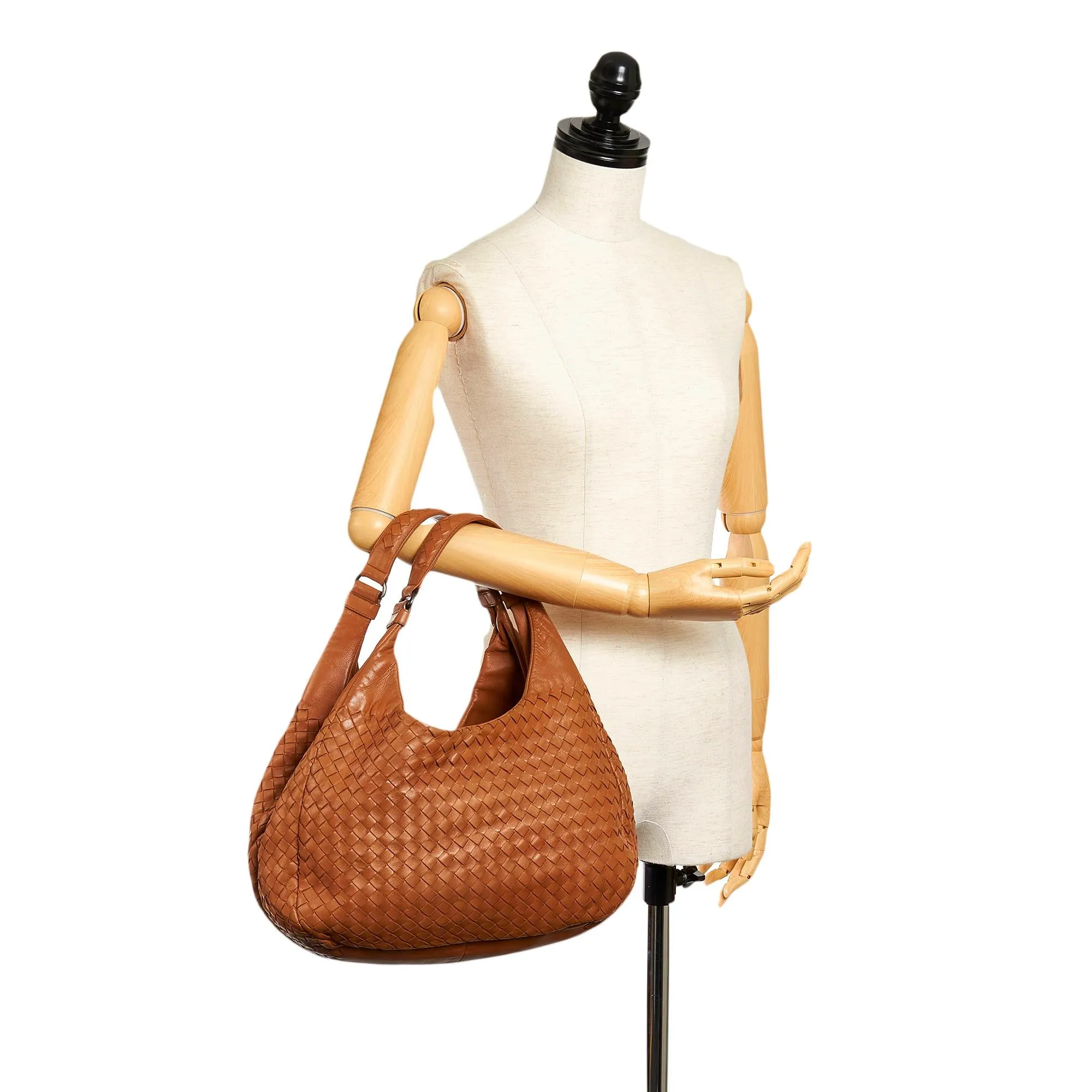 Bottega Veneta Intrecciato Campana Hobo Bag (SHG-32713)