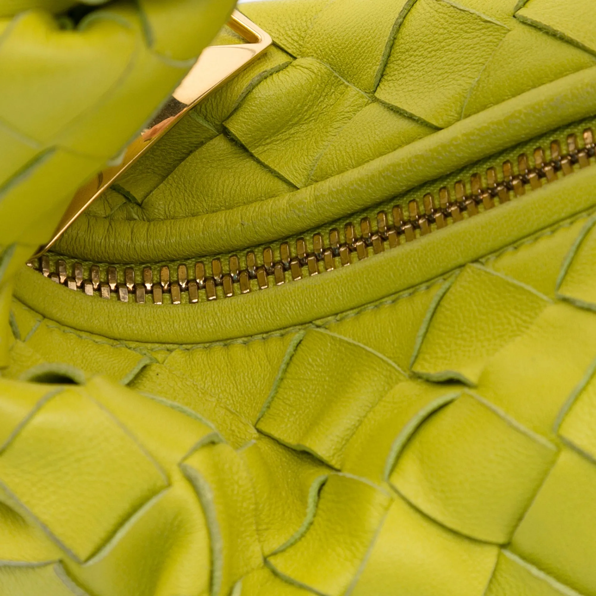 Bottega Veneta Jodie Mini Green Intrecciato