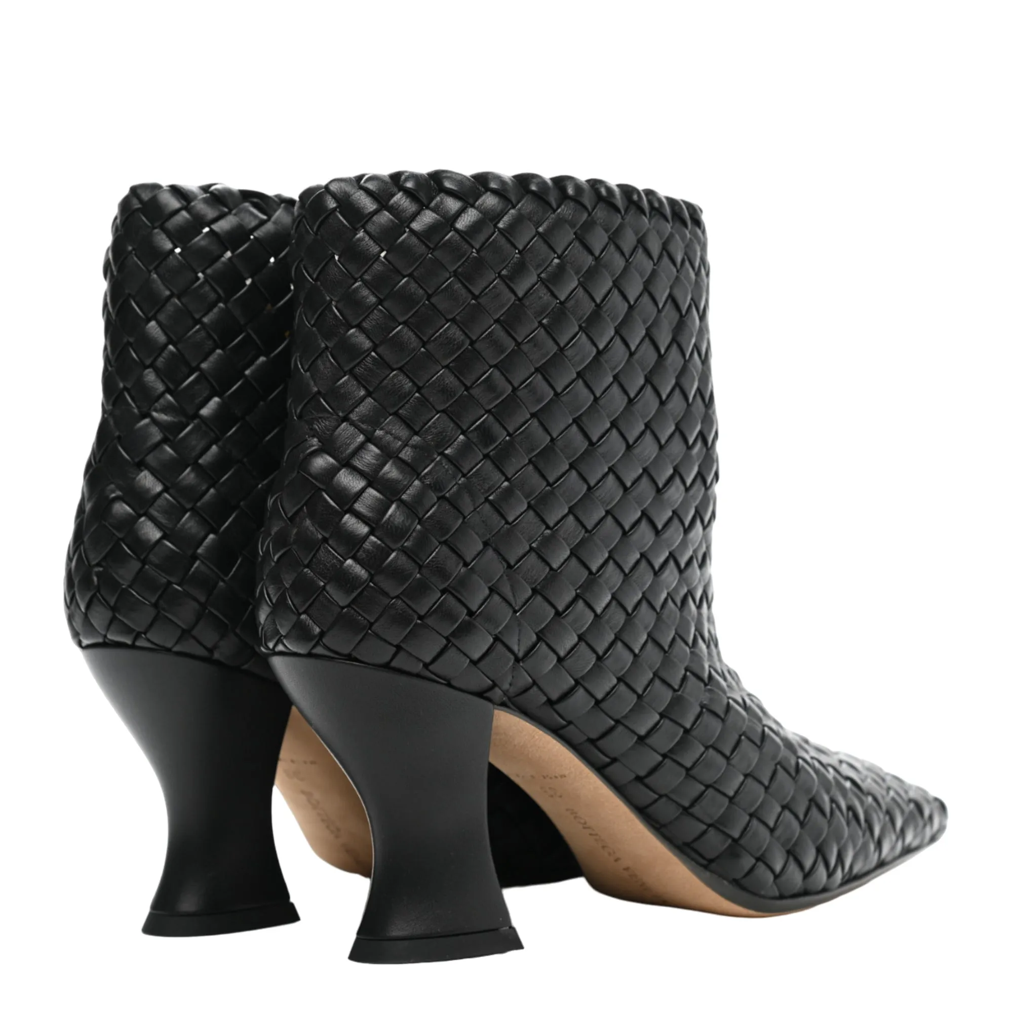 Bottega Veneta Nappa Intrecciato Ankle Boots