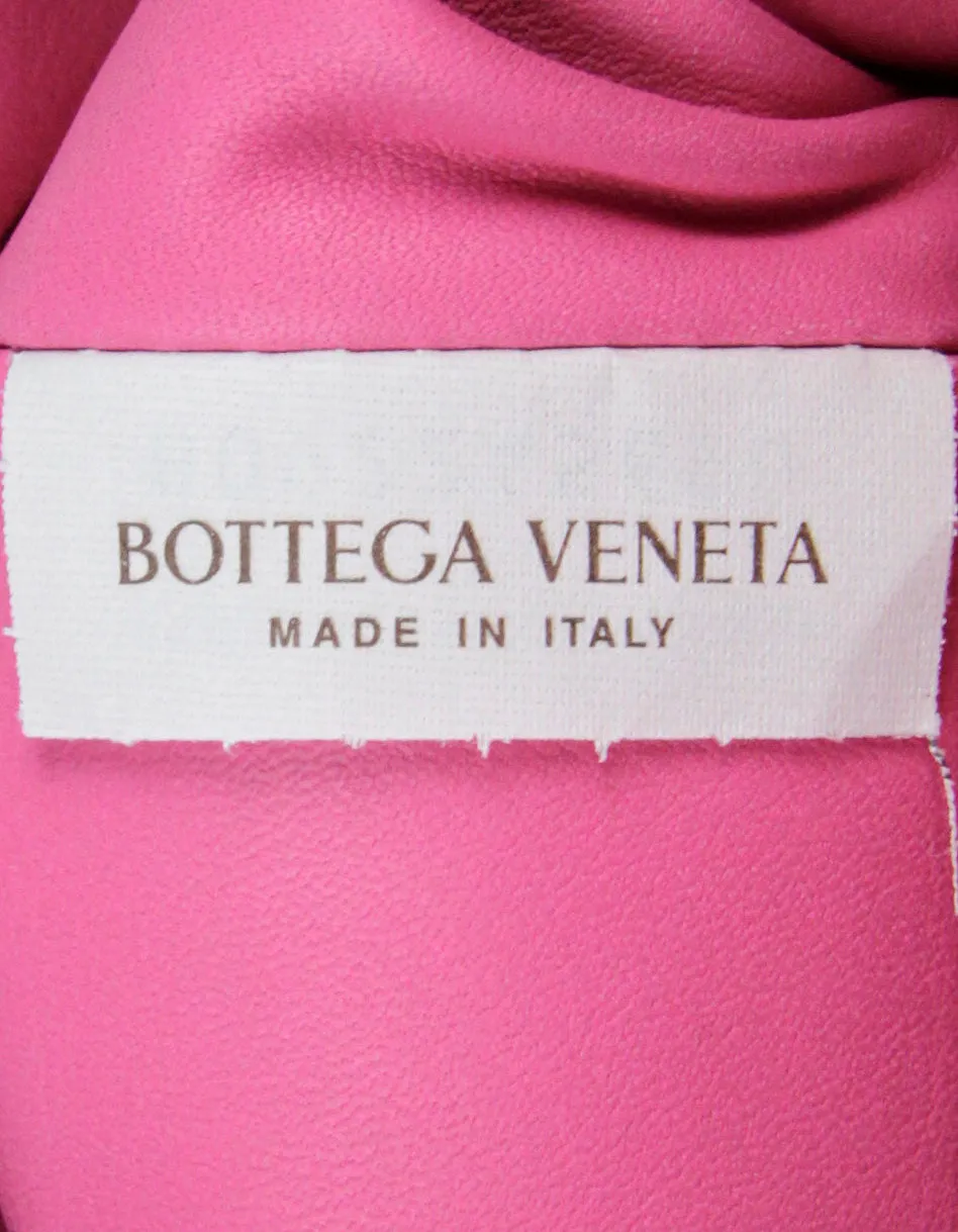 Bottega Veneta Pink Butter Leather The Mini Pouch Crossbody Bag