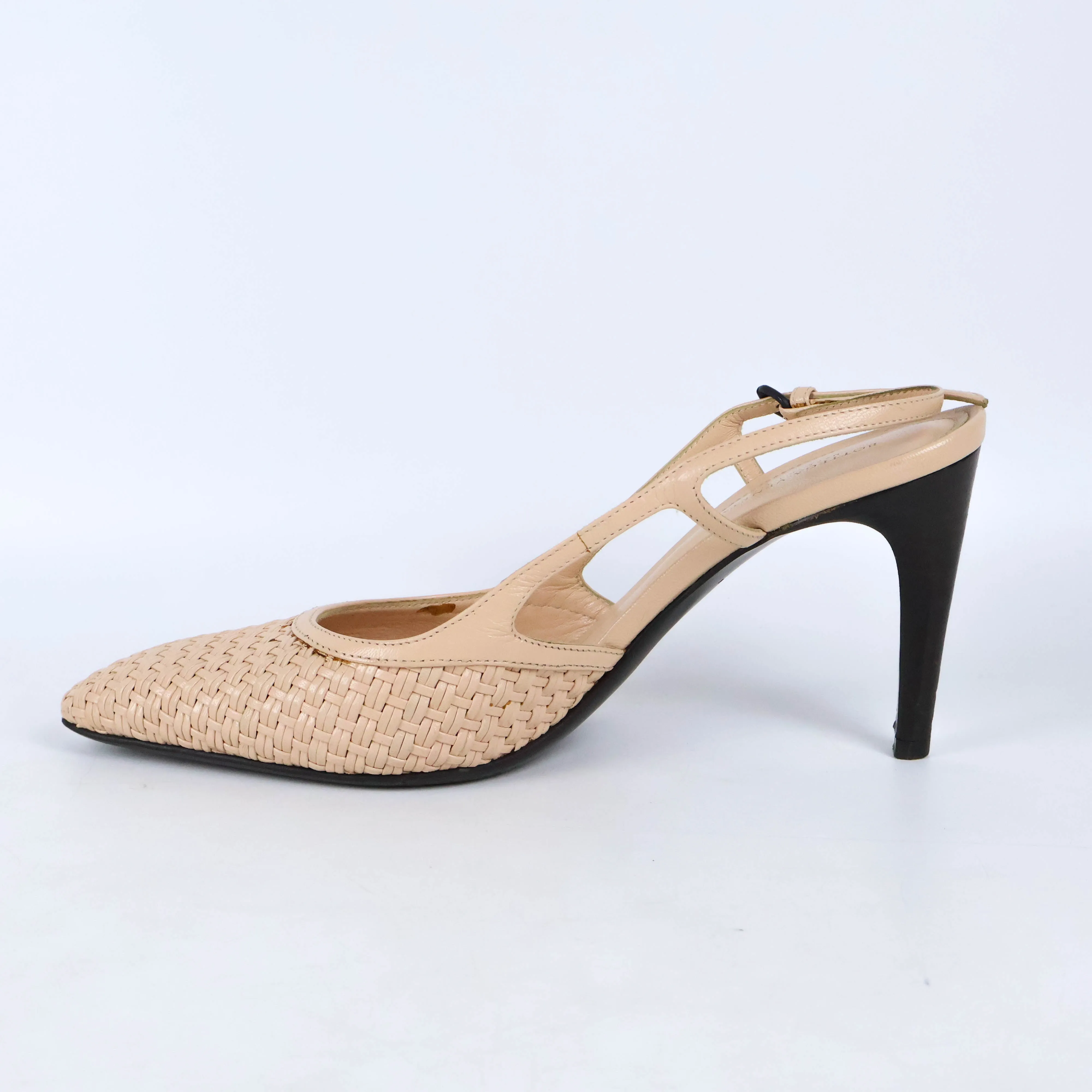 Bottega Veneta Sling Back Beige 38