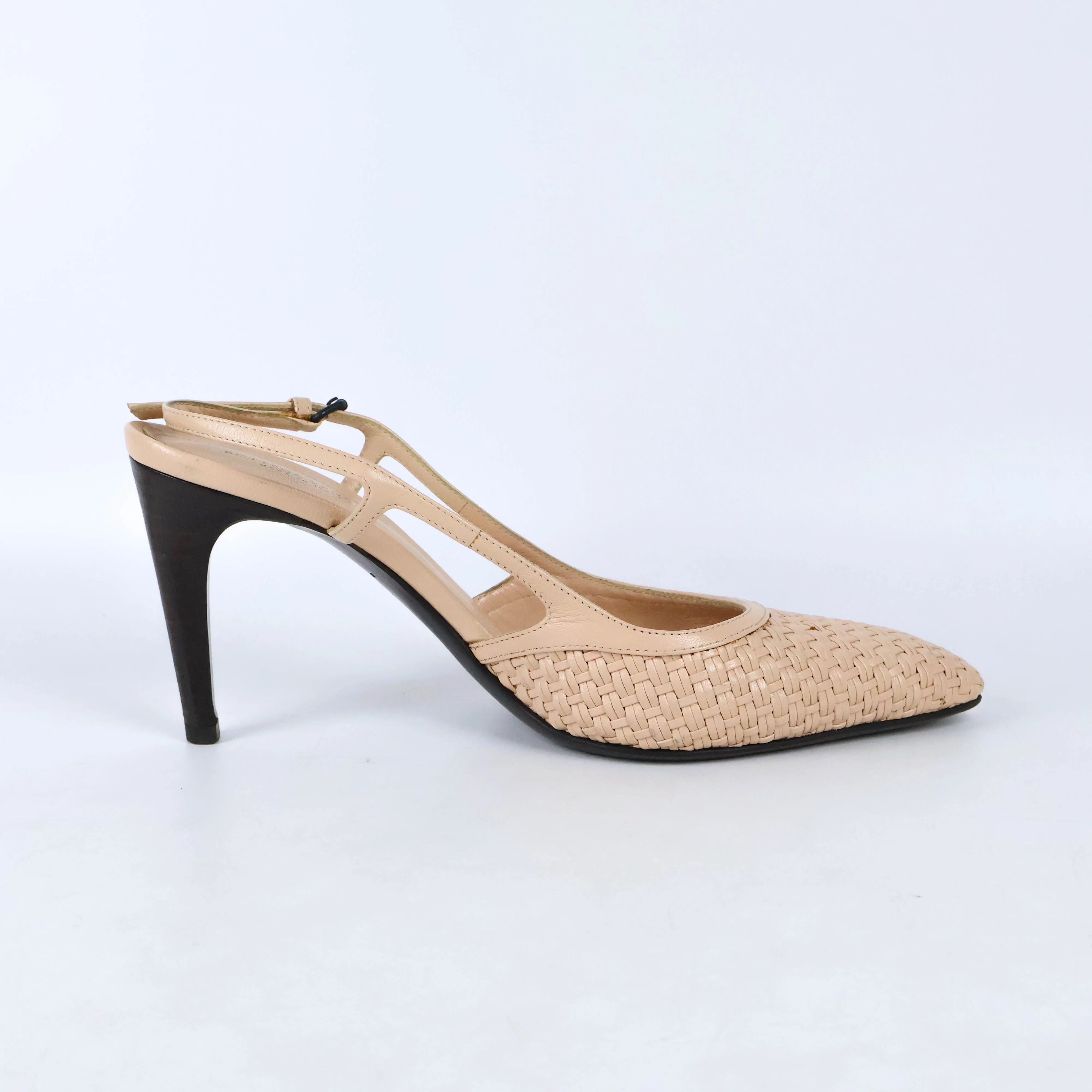 Bottega Veneta Sling Back Beige 38