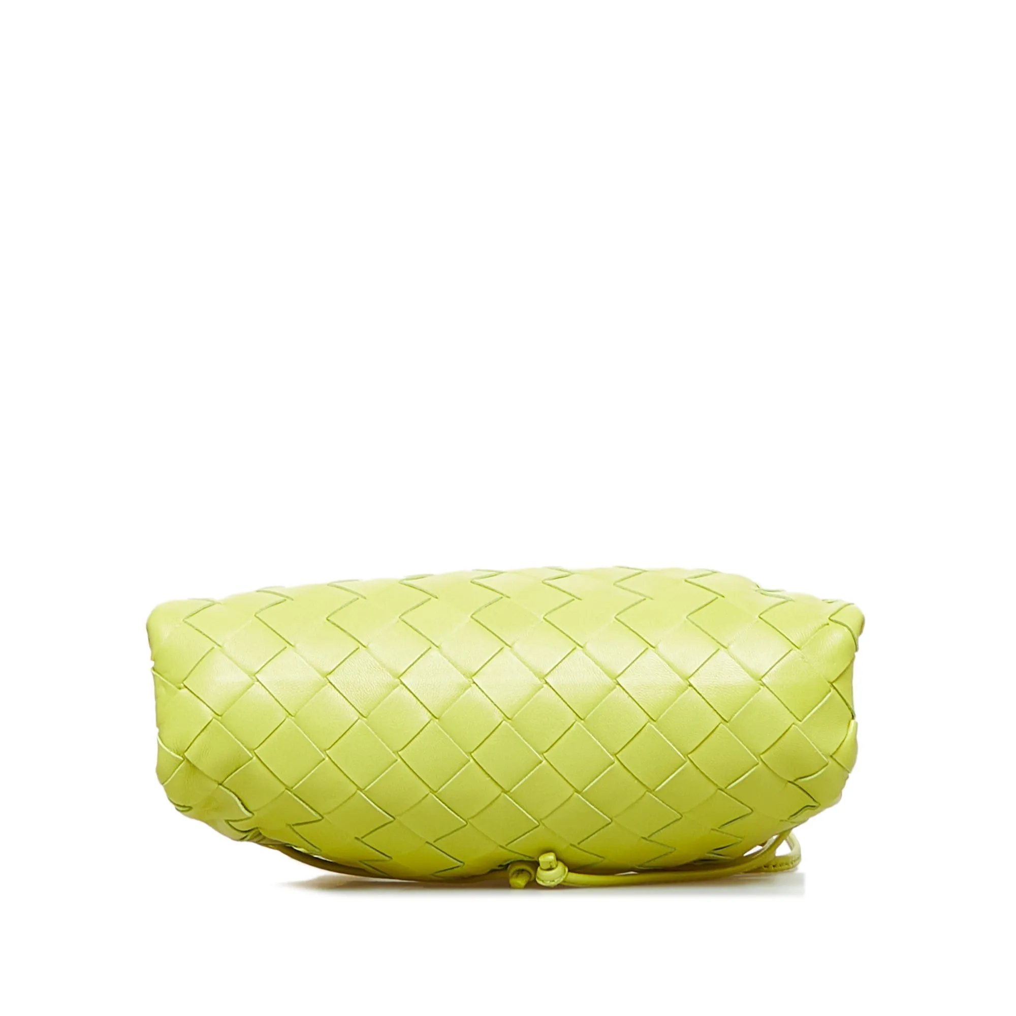 Bottega Veneta The Mini Pouch Green Intrecciato