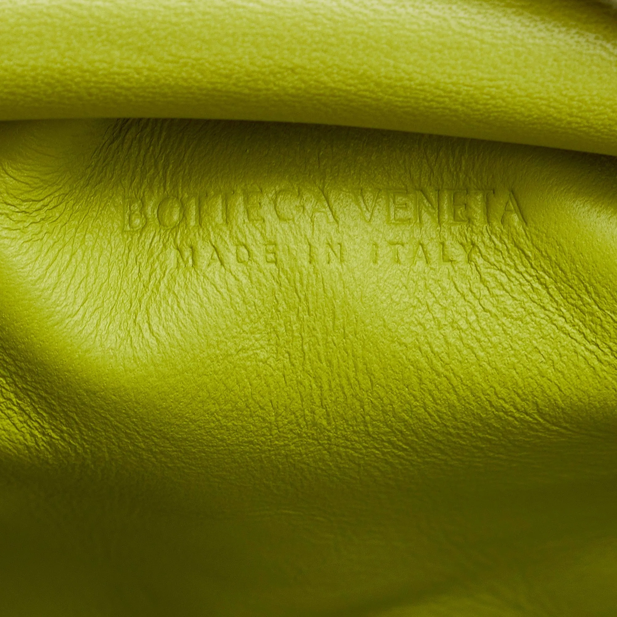 Bottega Veneta The Mini Pouch Green Intrecciato