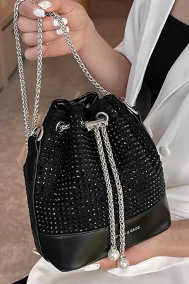 BRIGHT DIAMOND DECORATIVE BUCKET BAG