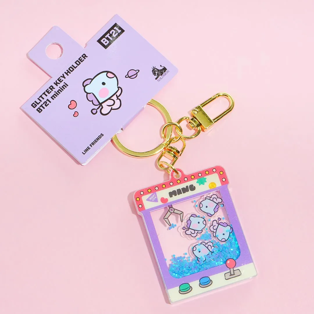 BT21 Minini Crane Game Glittery Key Holder - MANG