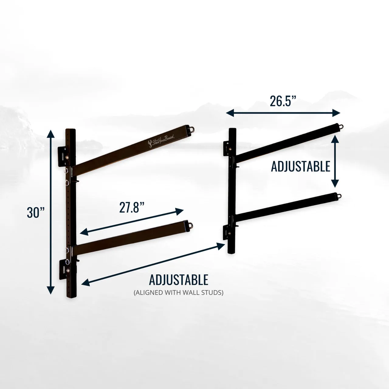 Champlain Kayak Storage | Indoor Adjustable Rack | 2 Levels