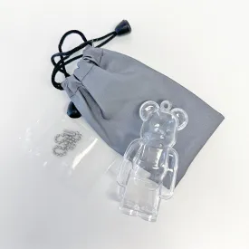 Clear Case Display Keychain for 100% Bearbrick