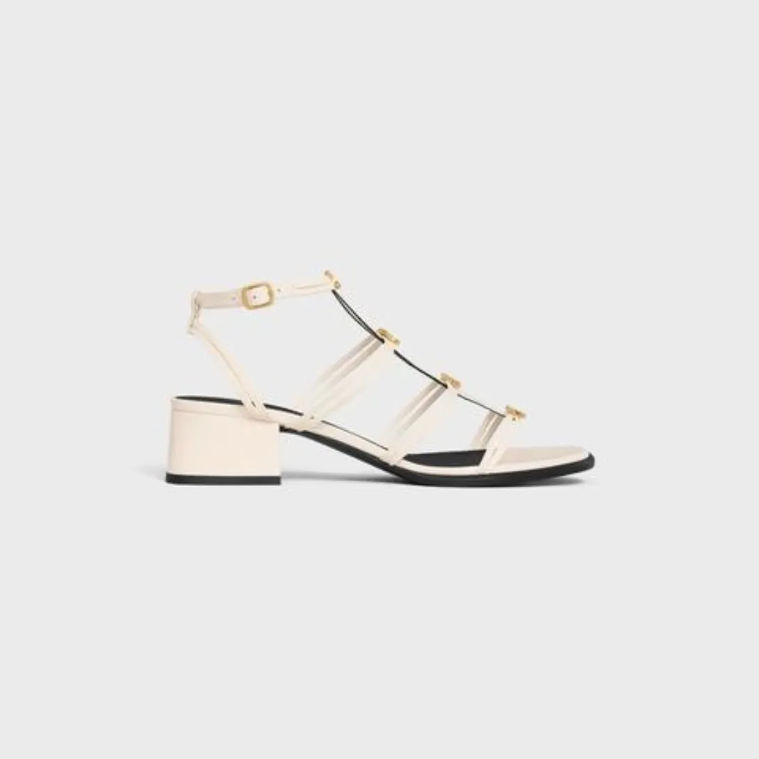 CLEMENCE MULTI TRIOMPHE SANDAL in LAMBSKIN