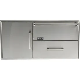 Coyote 42-Inch Access Door And Drawer Combo With Warming Drawer - CCD-WD