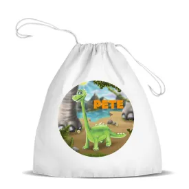 Dinosaur Premium Drawstring Bag