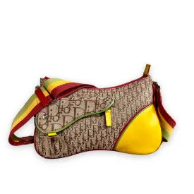 Dior Diorissimo Rasta Saddle Bag