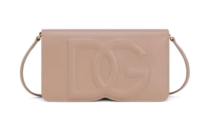 DOLCE & GABBANA - DG-logo leather shoulder bag