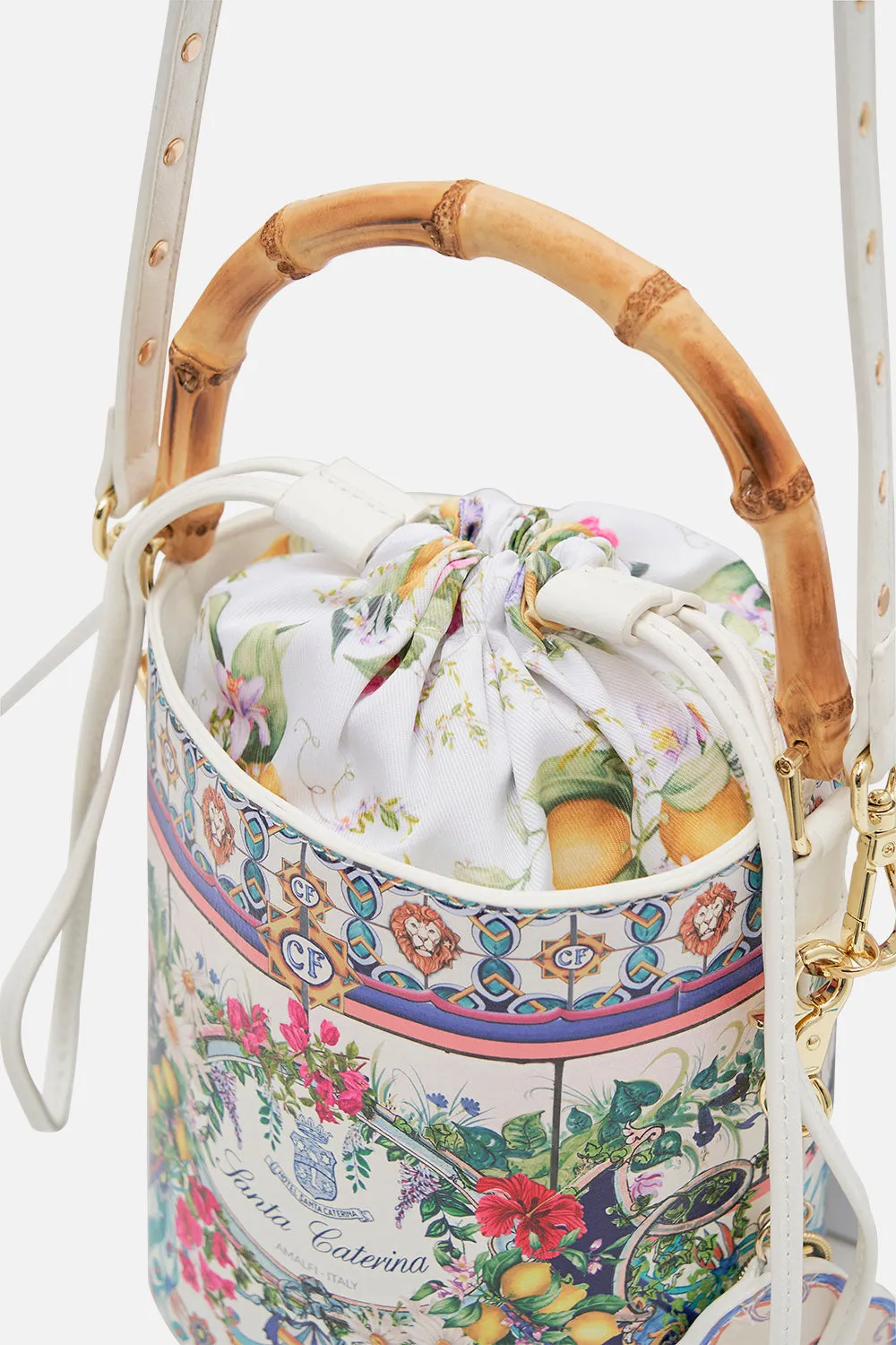 DRAWSTRING BUCKET BAG AMALFI AMORE