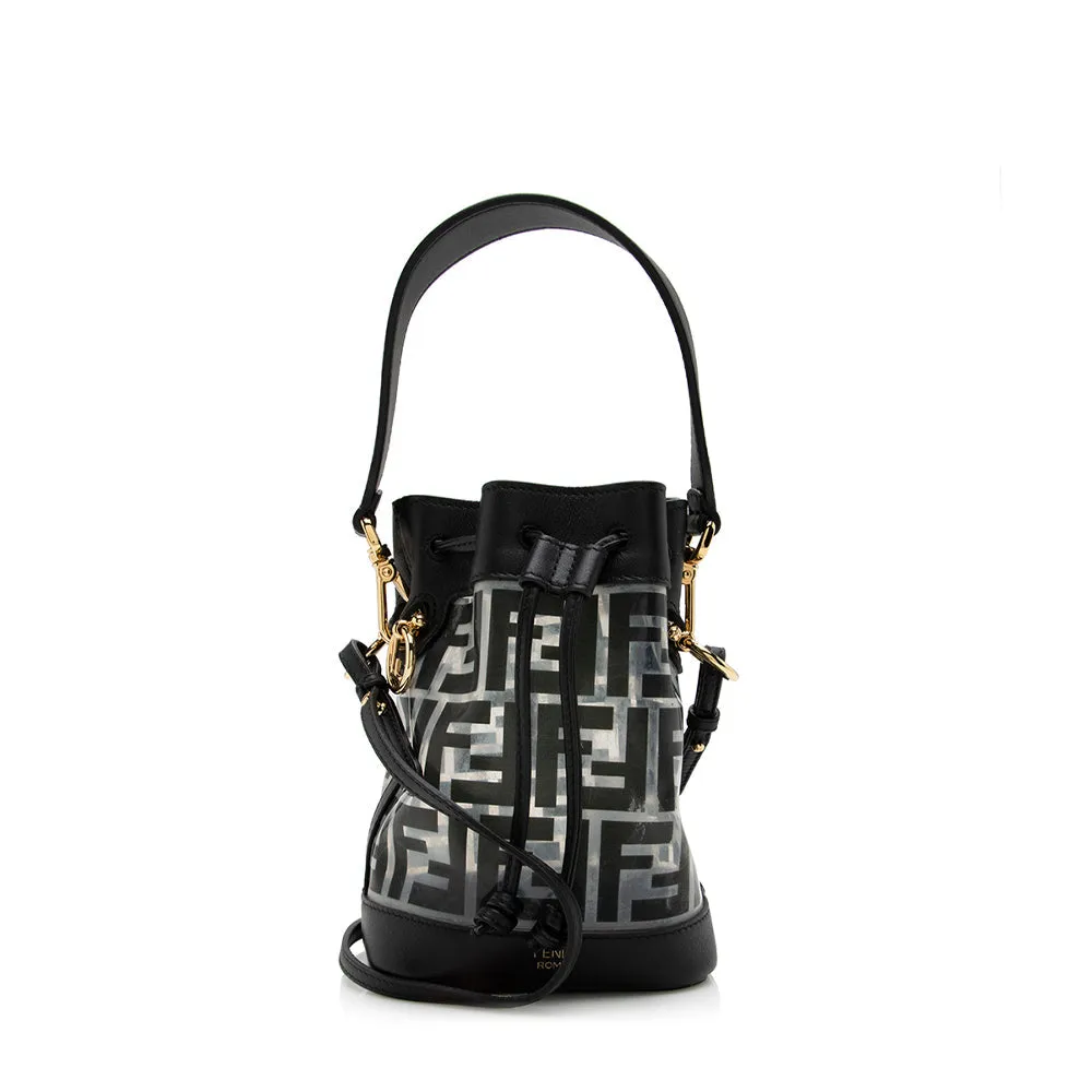 Fendi FF Translucent Mon Tresor Mini Bucket Bag (SHF-17082)