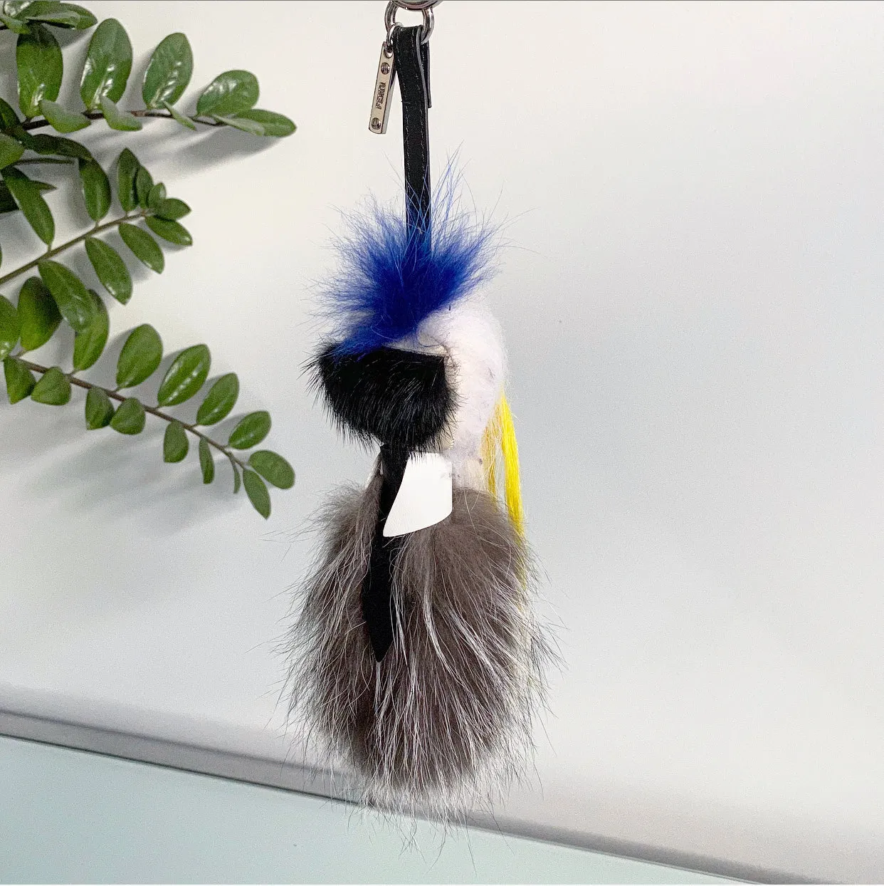 Fendi Karlito Karl Lagerfeld Fox Fur Bag Charm