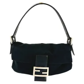 FENDI Mamma Bucket Black Shoulder Bag LHQ276