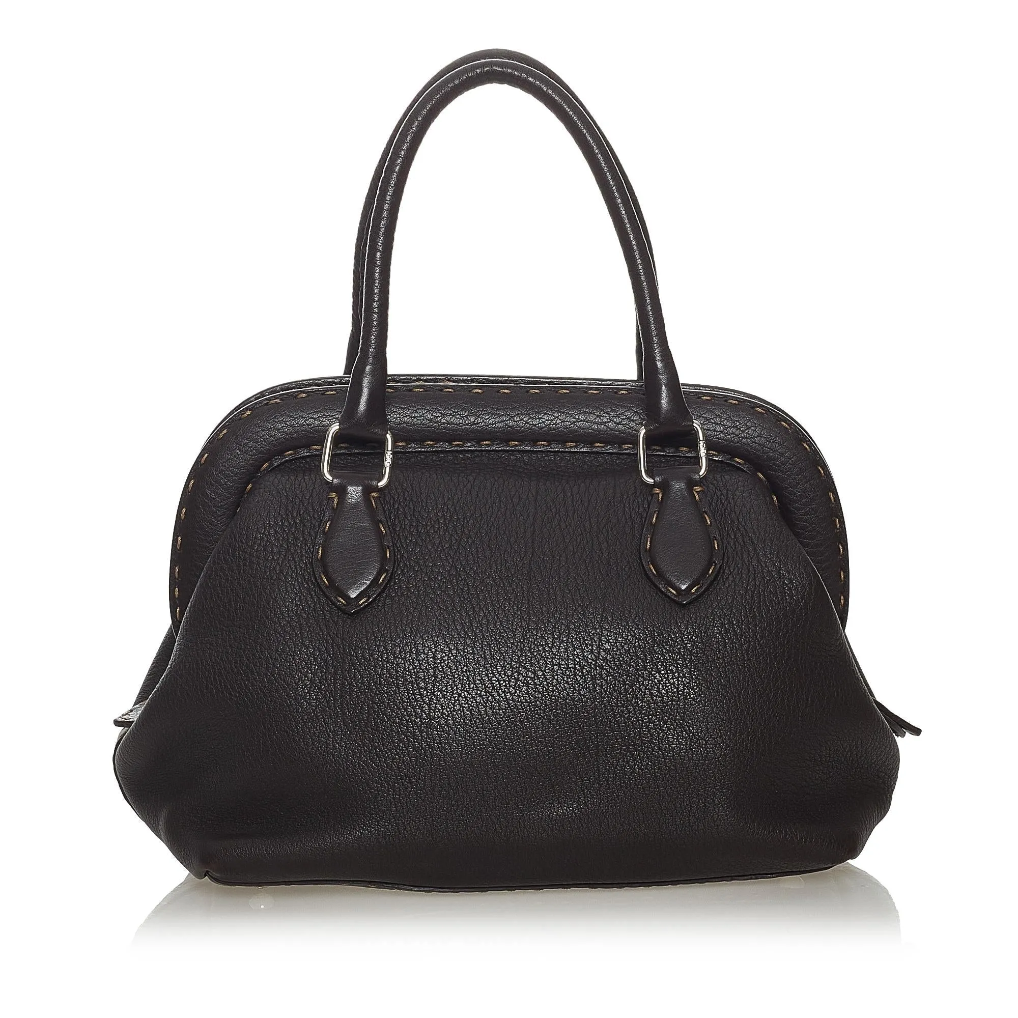 Fendi Selleria Leather Handbag (SHG-28118)