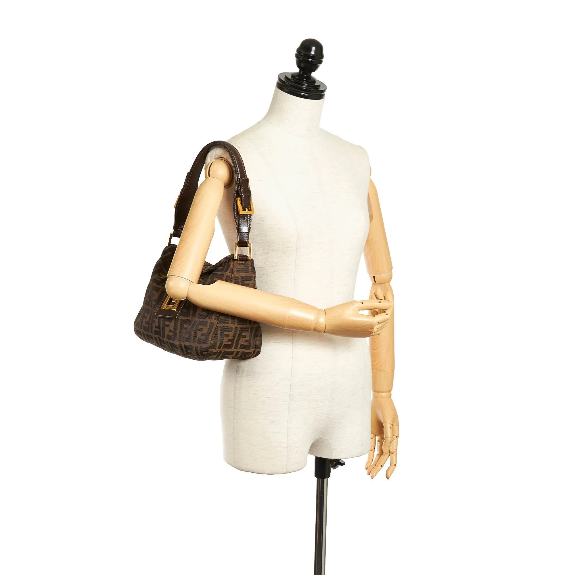 Fendi Zucca Canvas Shoulder Bag (SHG-33334)