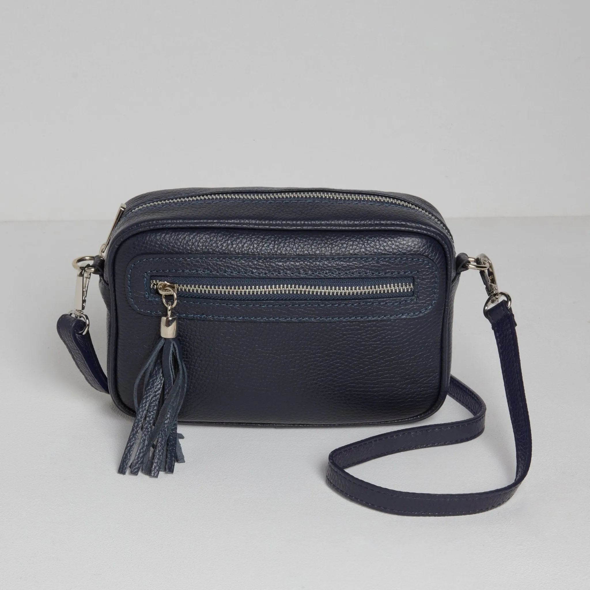 Florence Crossbody Bag in Navy Blue