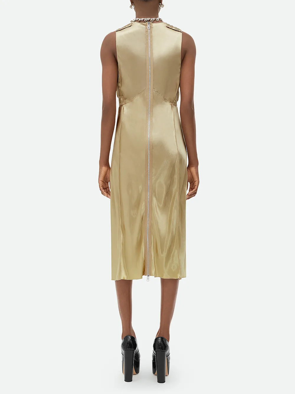 Fluid Satin Dress