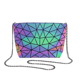 Geometric Luminous Fashion Shoulder Bag