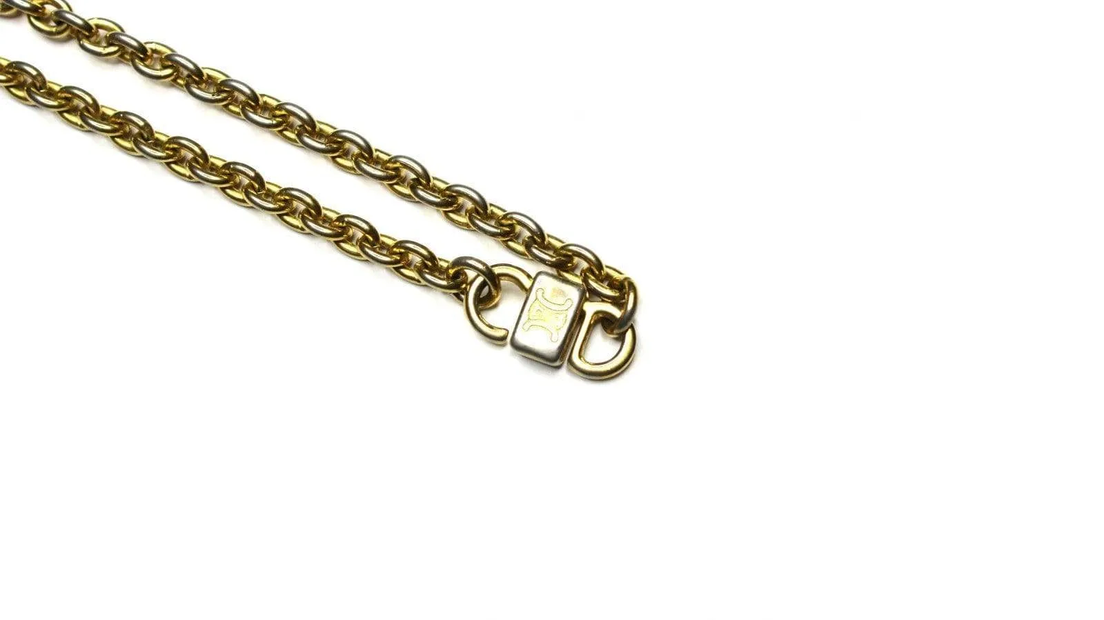 Gold Celine Multi Coin Pin Chain