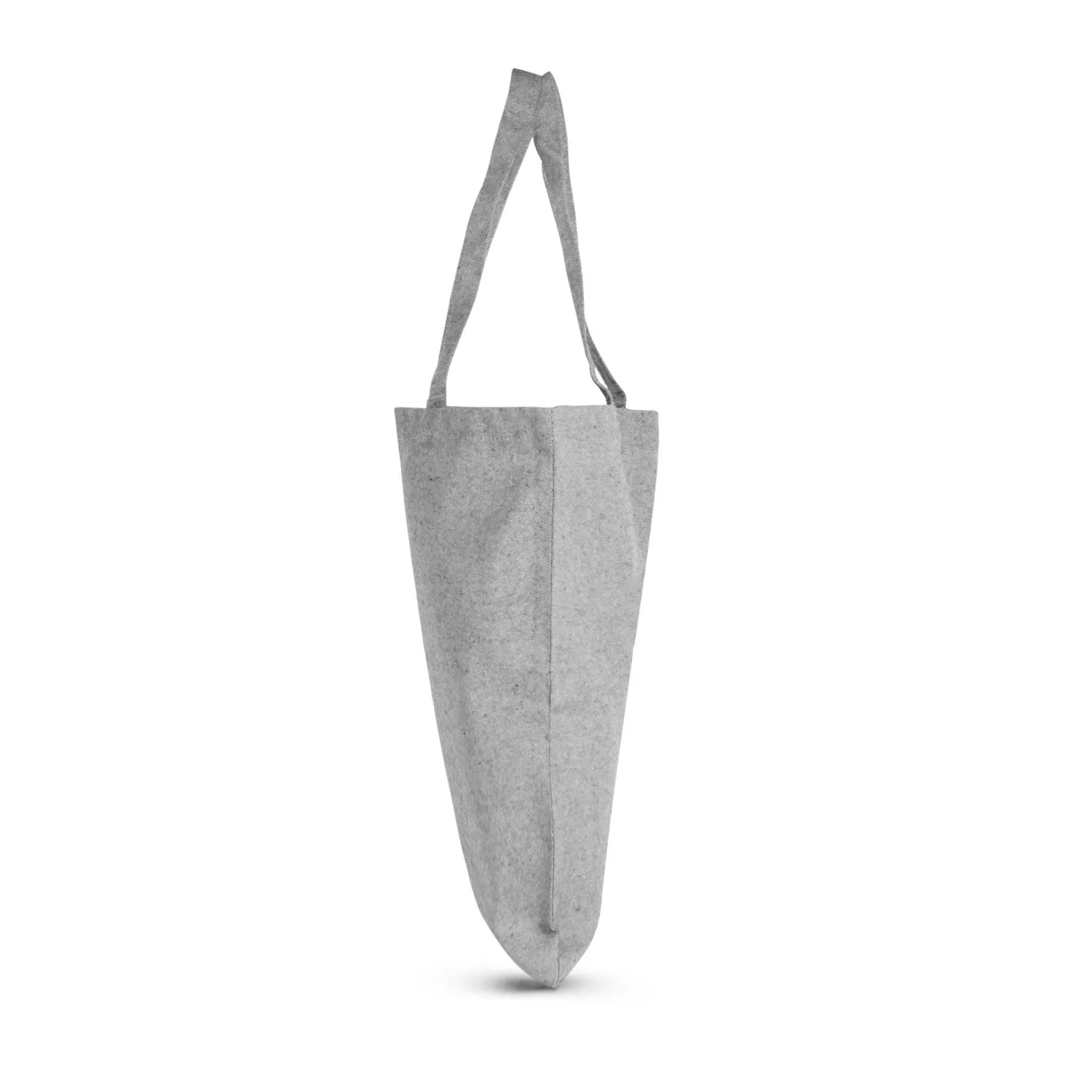 Grey Tweed Cotton Tote