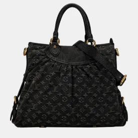 Gucci Black Monogram Denim Neo Cabby GM