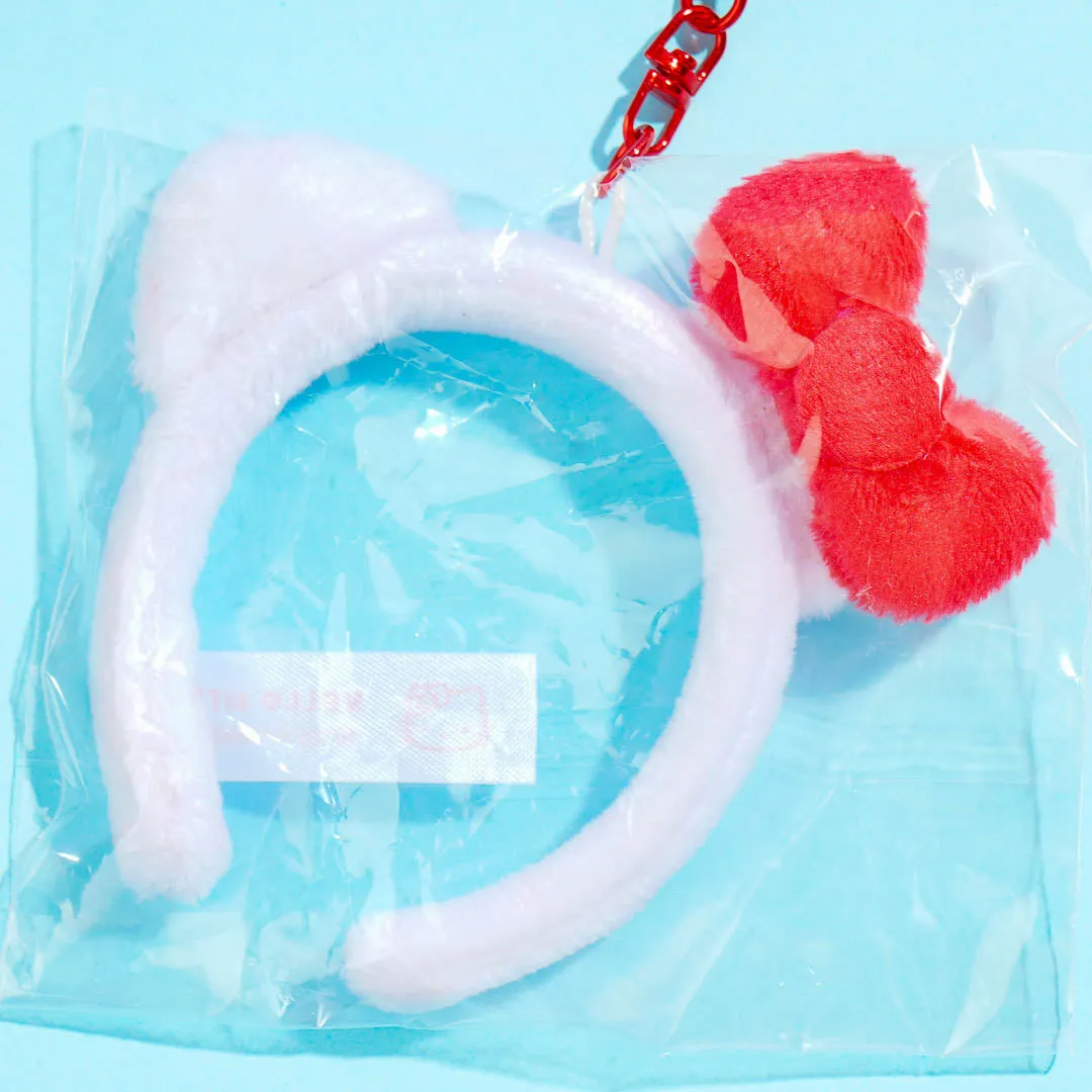 Hello Kitty Ears Headband Keychain