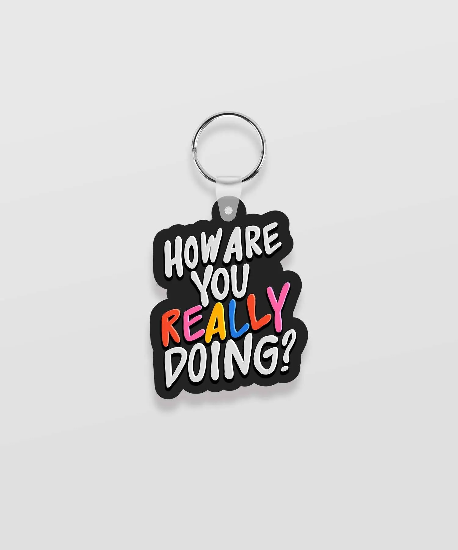 How Are You 3D Keychain