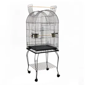 i.Pet  Bird Cage with Perch - Black (L)