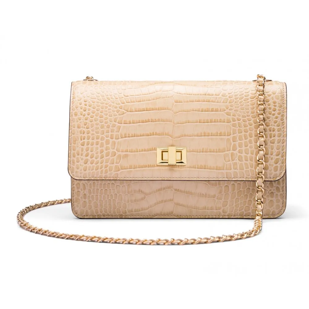 Julia Bag - Ivory Croc