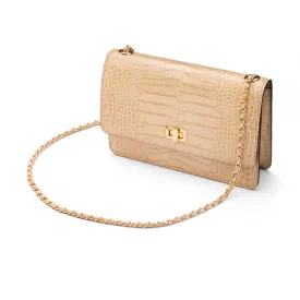 Julia Bag - Ivory Croc