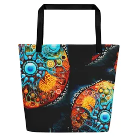 Large Tote Bag Under the Microscope