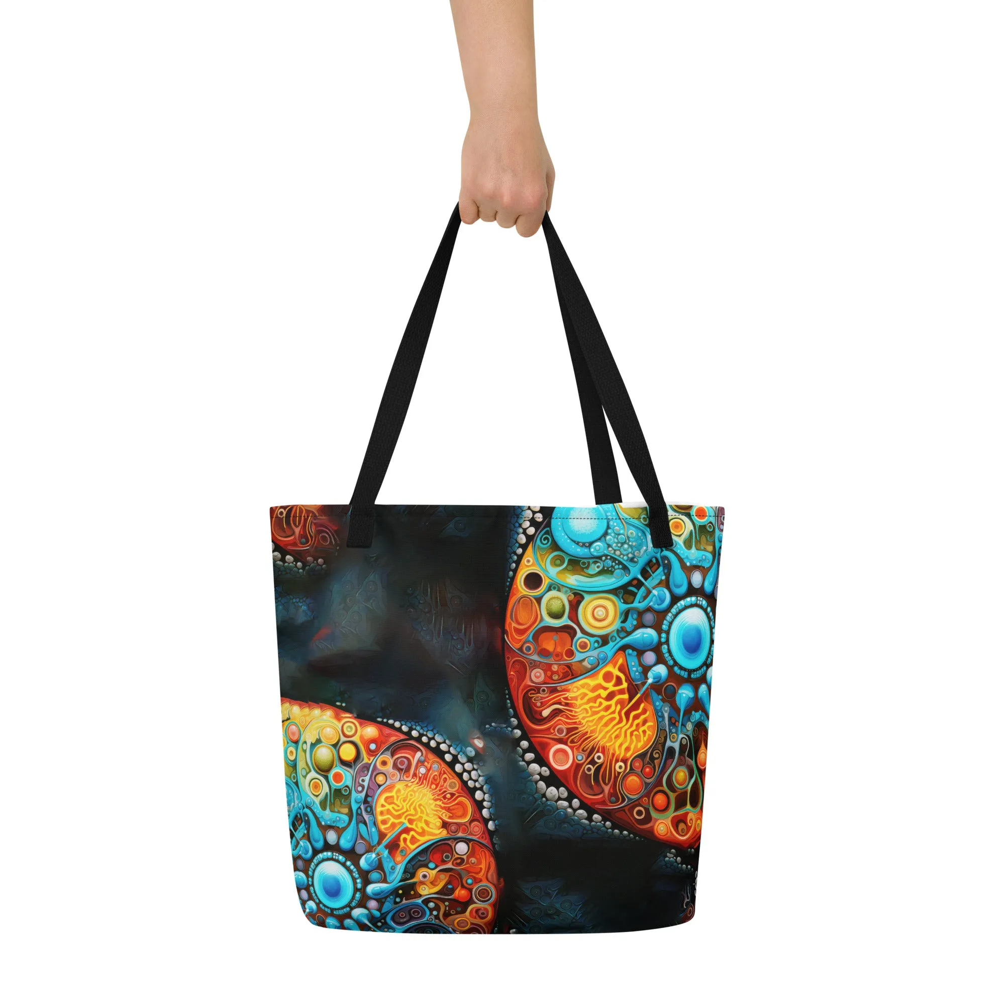 Large Tote Bag Under the Microscope